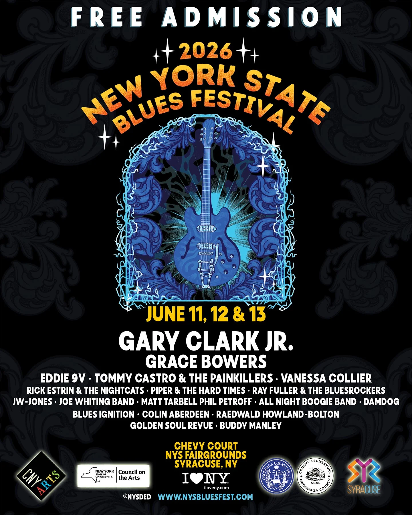 Gary Clark Jr. tour poster — 2026